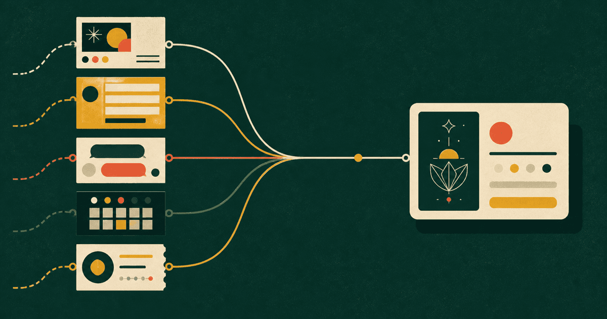 A fragmented tattoo booking workflow becoming one connected path